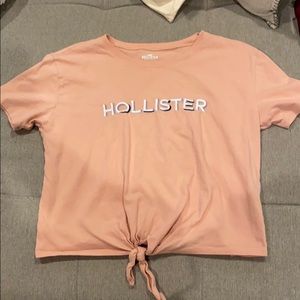 Pink Hollister t-shirt